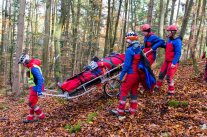 Rettungsübung 2025 mit Bergrettung